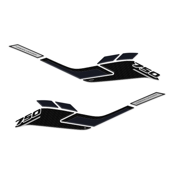 3D Stickers Boomerang side protectors compatible with Honda Forza 750 2021-23