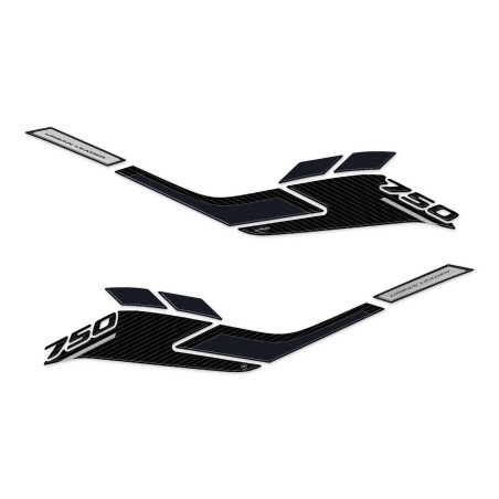 3D Stickers Boomerang side protectors compatible with Honda Forza 750 2021-23