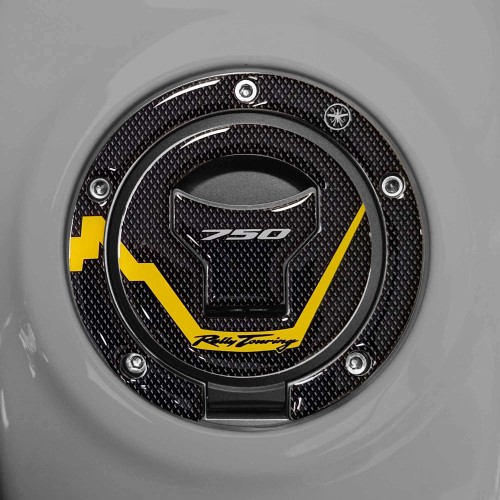 Autocollant 3D de protection de bouchon de réservoir de moto compatible avec Honda Transalp 2025