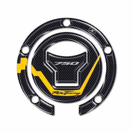 Motorbike Tank Cap Protection 3D Sticker compatible with Honda Transalp 2025