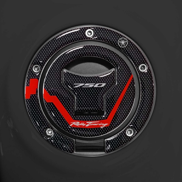 Protezione Tappo Serbatoio moto Adesivo 3D compatibile con Honda Transalp 2025