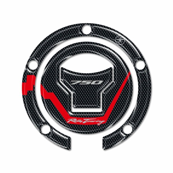 Protezione Tappo Serbatoio moto Adesivo 3D compatibile con Honda Transalp 2025