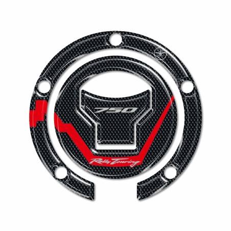 Motorbike Tank Cap Protection 3D Sticker compatible with Honda Transalp 2025