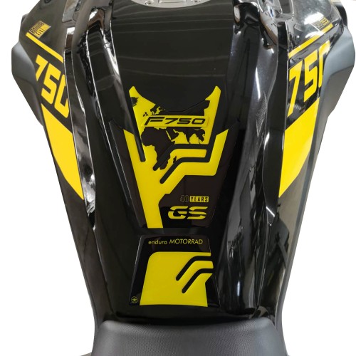 Protection de réservoir moto Sticker compatible avec Bmw F 750 GS Edition 40 Years GS