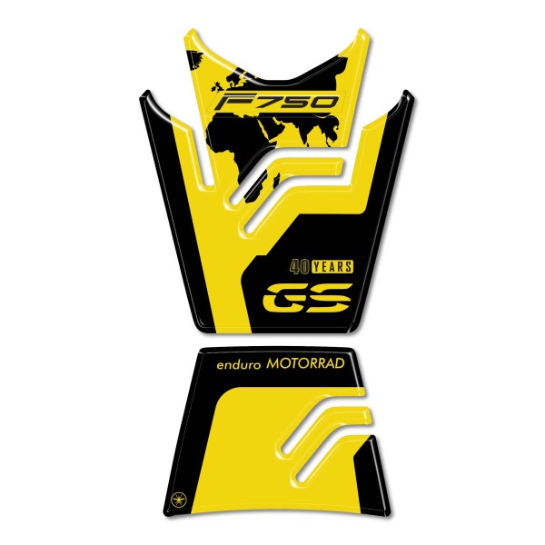 Tank Protector Motorrad Aufkleber kompatibel mit Bmw F 750 GS Edition 40 Jahre GS