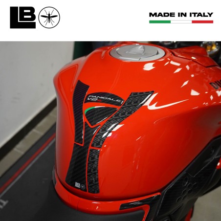 Adesivo Gel 3D Paraserbatoio moto compatibile con Ducati Panigale V2 V2S 2025