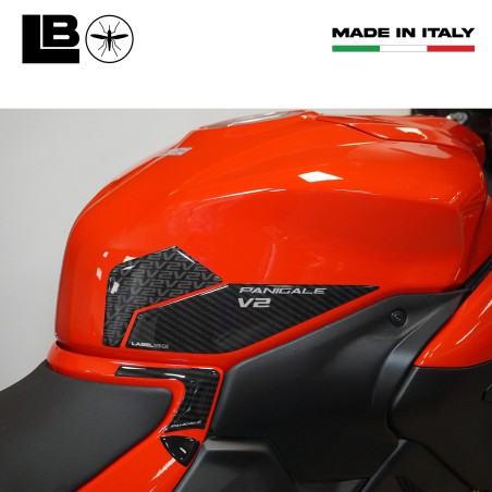 Adesivi Laterali Serbatoio resinati compatibili con Ducati Panigale V2 V2S 2025