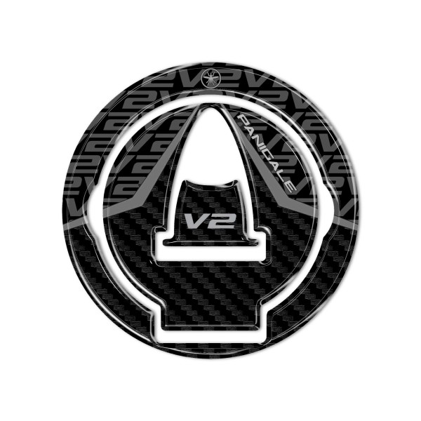 3D Tank cap sticker compatible with Ducati Panigale V2 V2S 2025 motorbike