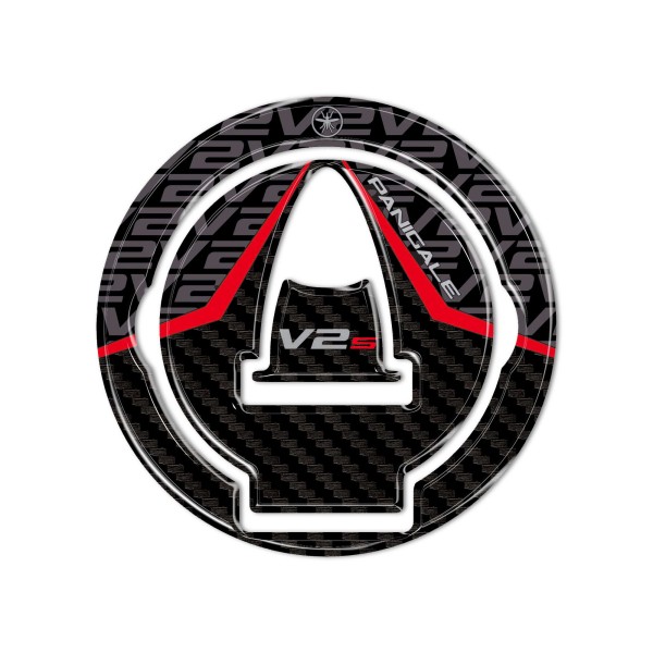 3D Tank cap sticker compatible with Ducati Panigale V2 V2S 2025 motorbike