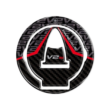 3D Tank cap sticker compatible with Ducati Panigale V2 V2S 2025 motorbike
