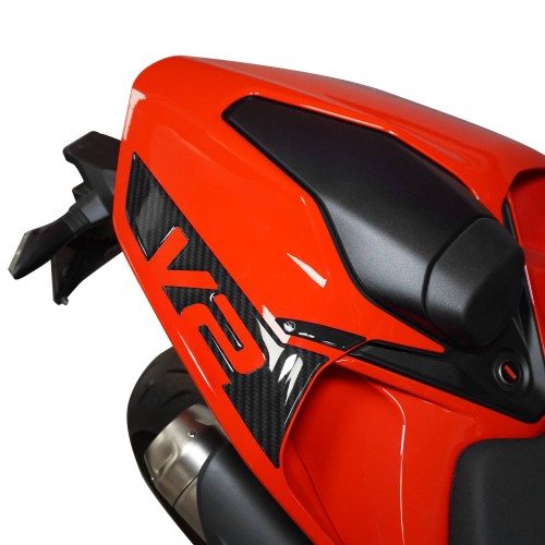                             Harzbeschichtete seitliche Heckaufkleber kompatibel mit Ducati Panigale V2 V2S 2025
                          