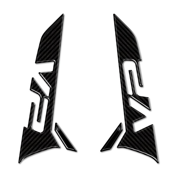 Resin-coated side tail stickers compatible with Ducati Panigale V2 V2S 2025