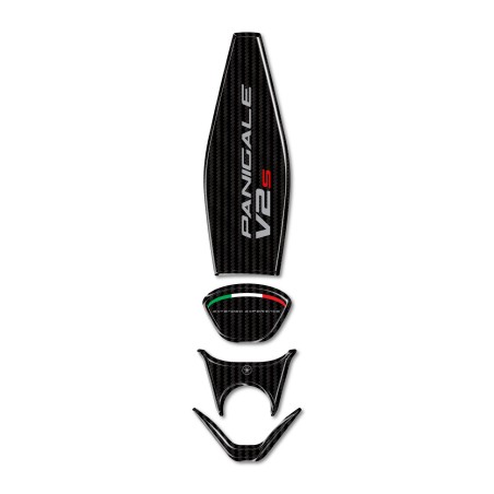 Adesivo resinato 3D per Coda Moto compatibile con Ducati Panigale V2 V2S 2025
