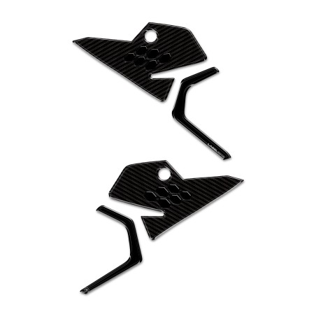 3D Side Seat Pad Stickers compatible with Ducati Panigale V2 V2S 2025