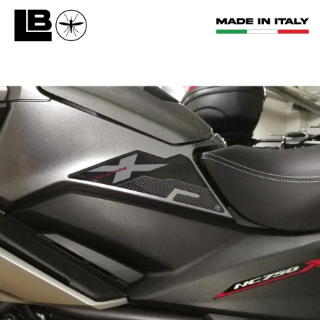 Kit 3 ADHESIVES 3D Protection compatible pour NC 750 MOTO HONDA NC750X 2016-2017