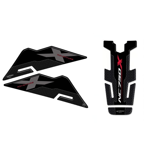 Κιτ 3 3D ADHESIVES Προστασία συμβατό για NC 750 MOTO HONDA NC750X 2016-2017