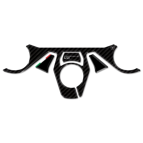 Adhesive 3D Steering Fork Plate compatible with Ducati Panigale V2 V2S 2025 2