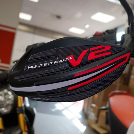 Stickers 3D Handguards compatibles avec Ducati Multistrada V2 V2S 2025