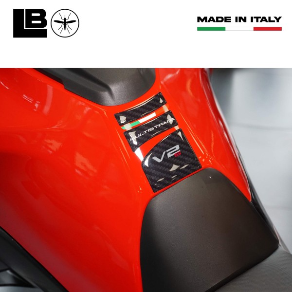 Paraserbatoio Moto Adesivo 3D compatibile con Ducati Multistrada V2 V2S 2025