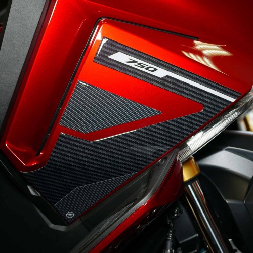 Adesivi 3D Protezioni Fianchetti compatibili con Honda Forza 750 2021-2023