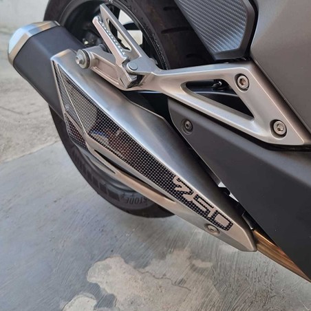 Adhesive Gel 3D Protection Exhaust Cover Honda Integra 750 Compatible 2016-2025