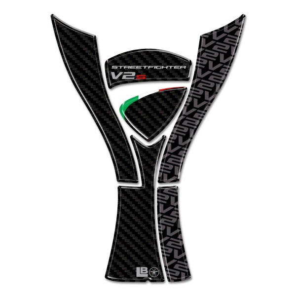 Pegatina 3D protector de depósito de moto compatible con Ducati Streetfighter V2 V2S 2025