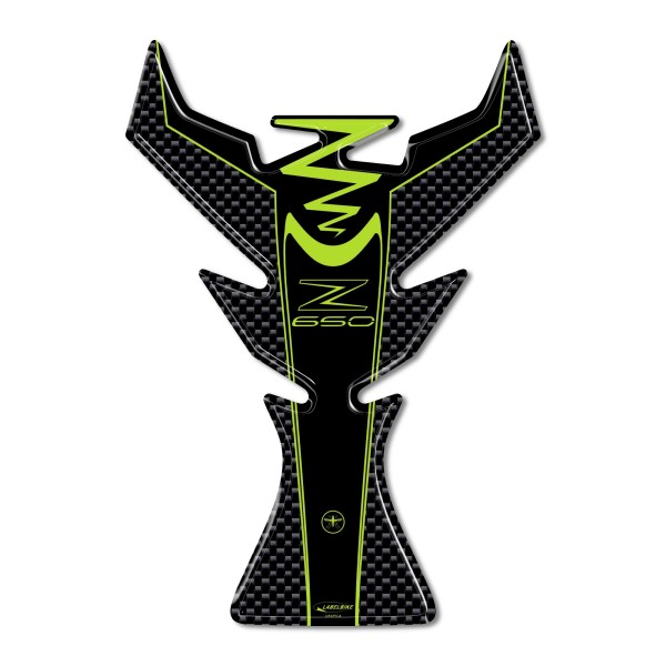 Protector depósito moto adhesivo 3D compatible con Kawasaki Z650 2017-2022