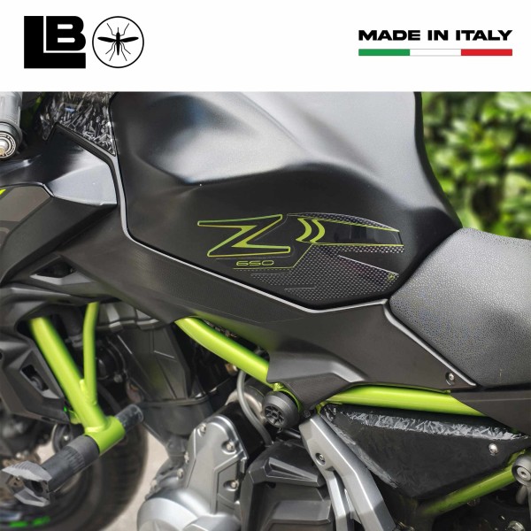 Stickers 3D Tank Side Protectors compatible with Kawasaki Z650 2017-2022