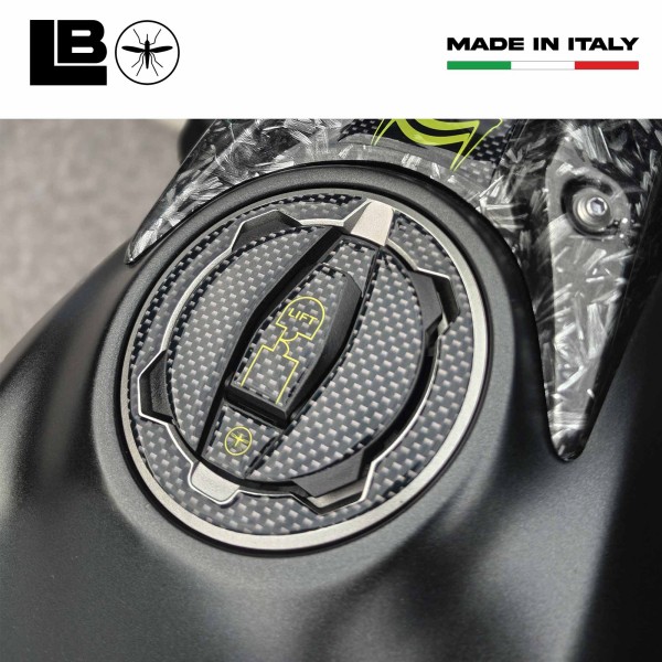 Protector de tapa de depósito adhesivo para moto compatible con Kawasaki Z650 2017-2022