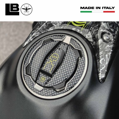 Adhesive Tank Cap Protector Motorcycle compatible with Kawasaki Z650 2017-2022