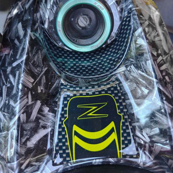 Protège-clef d'allumage 3D Stickers compatible avec Kawasaki Z650 2017-2022