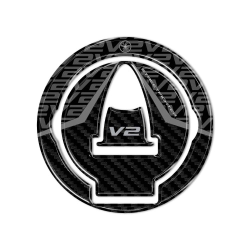 Adesivo 3D Tappo Serbatoio moto compatibile con Ducati Streetfighter V2 V2S 2025 2