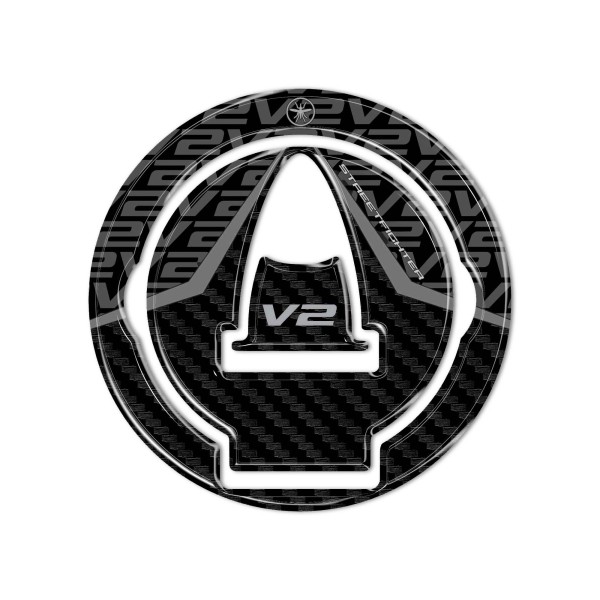 Adesivo 3D Tappo Serbatoio moto compatibile con Ducati Streetfighter V2 V2S 2025
