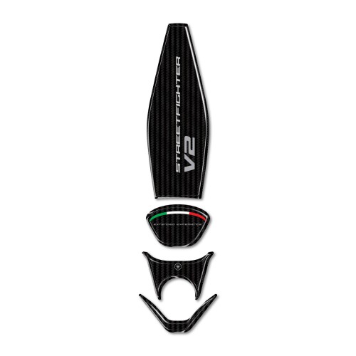Adesivo resinato 3D Coda Moto compatibile con Ducati Streetfighter V2 V2S 2025 2
