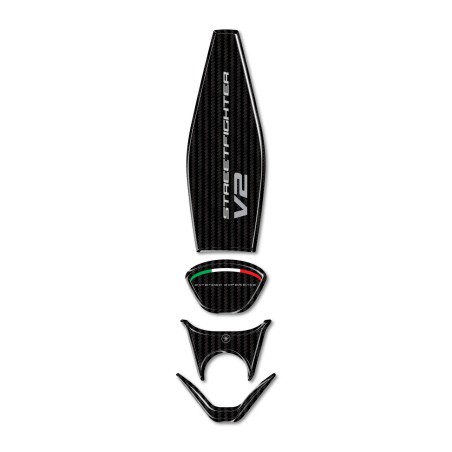 Adesivo resinato 3D Coda Moto compatibile con Ducati Streetfighter V2 V2S 2025