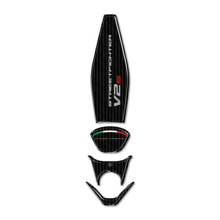Adesivo resinato 3D Coda Moto compatibile con Ducati Streetfighter V2 V2S 2025