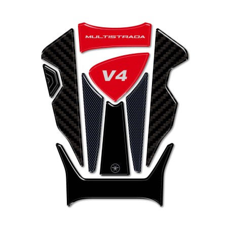 Adesivo 3D Sportello Serbatoio compatibile con Ducati Multistrada V4 2024-2025