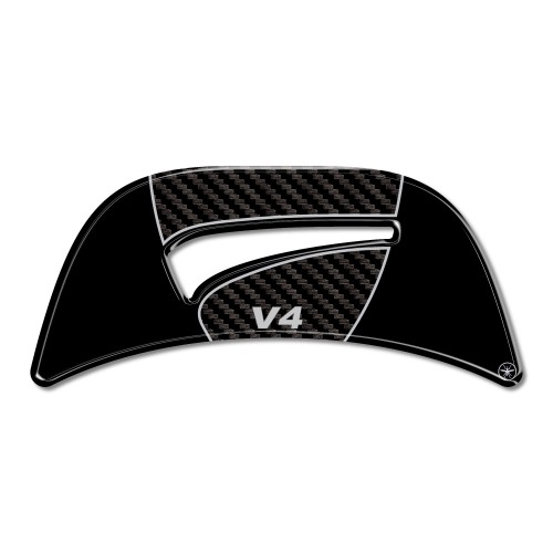 Adesivo 3D Paraserbatoio BASSO moto compatibile con Ducati Multistrada V4 2021-5 2