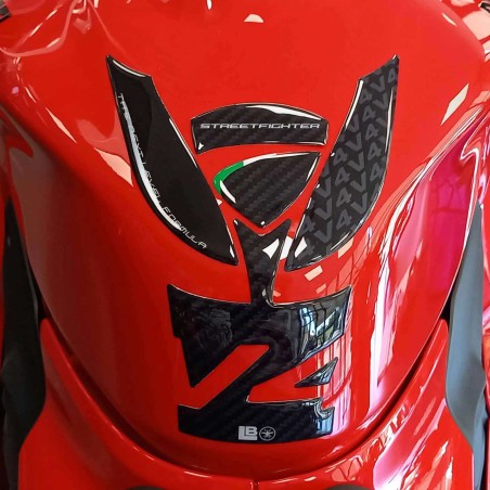 Selbstklebender 3D Motorradtankschutz passend für Ducati Streetfighter V4 V4S 2025