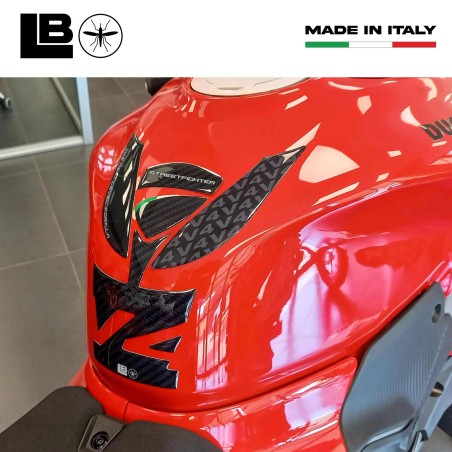 Selbstklebender 3D Motorradtankschutz passend für Ducati Streetfighter V4 V4S 2025