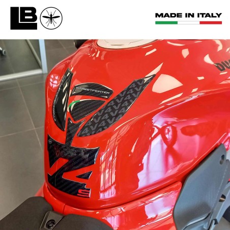 Selbstklebender 3D Motorradtankschutz passend für Ducati Streetfighter V4 V4S 2025