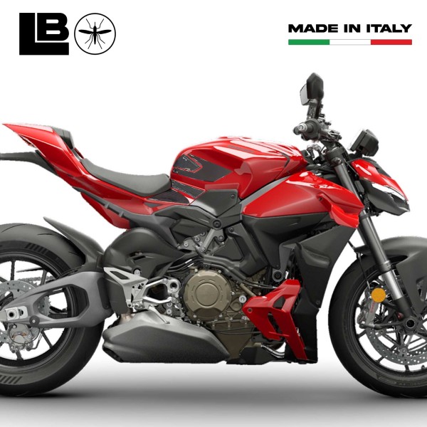 Adesivi 3D Serbatoio Laterali compatibili con Ducati Streetfighter V4 V4S 2025