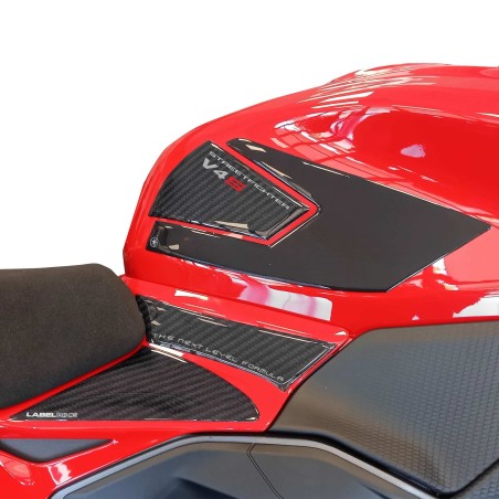 Adesivi 3D Serbatoio Laterali compatibili con Ducati Streetfighter V4 V4S 2025