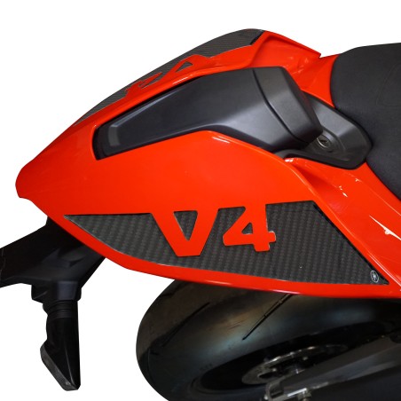 Adesivi resinati Laterali Coda Moto compatibili con Ducati Panigale V4 V4S 2025