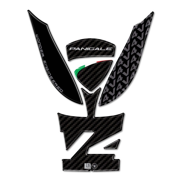 Selbstklebender Gel 3D Motorradtankschutz kompatibel mit Ducati Panigale V4 V4S 2025
