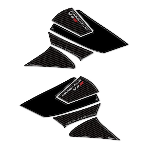 Resin-coated Tank Side Stickers compatible with Ducati Panigale V4 V4S 2025