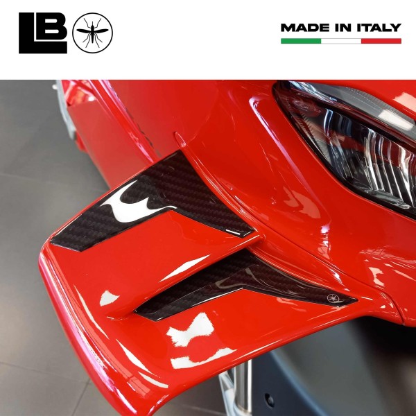 Pegatinas en resina 3D de alerones laterales compatibles con Ducati Panigale V4 2025