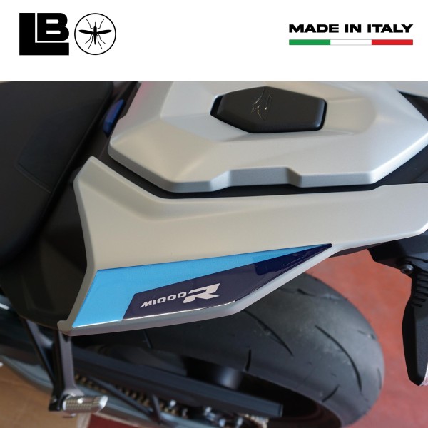 Adesivi 3D Protezioni Fianchetti Coda moto compatibili con BMW M 1000 R