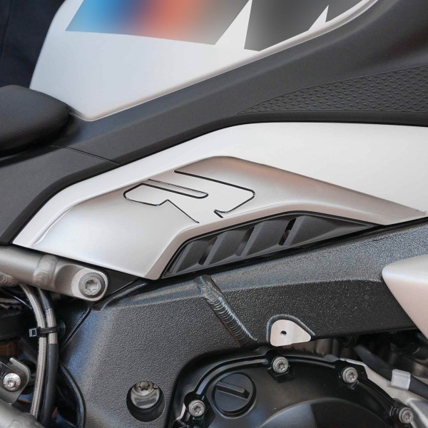 Stickers 3D Protections latérales sous la selle moto compatibles avec BMW M 1000 R