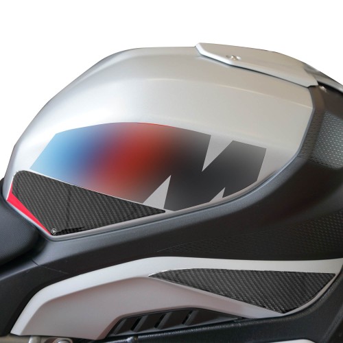                             Protectores laterales de depósito adhesivos 3D para motos compatibles con BMW M 1000 R
                          